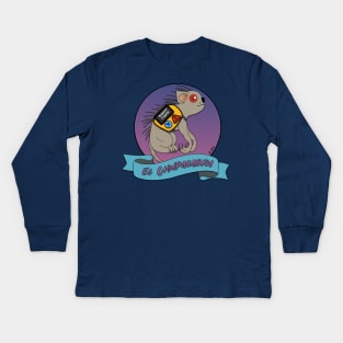 Support Cryptid: Chupacabra Kids Long Sleeve T-Shirt